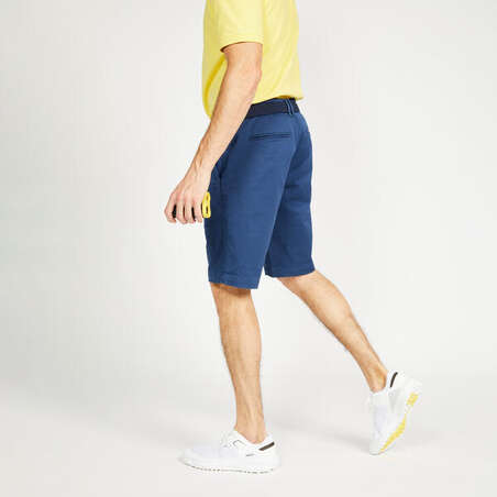 Short golf Homme - MW500 bleu foncé