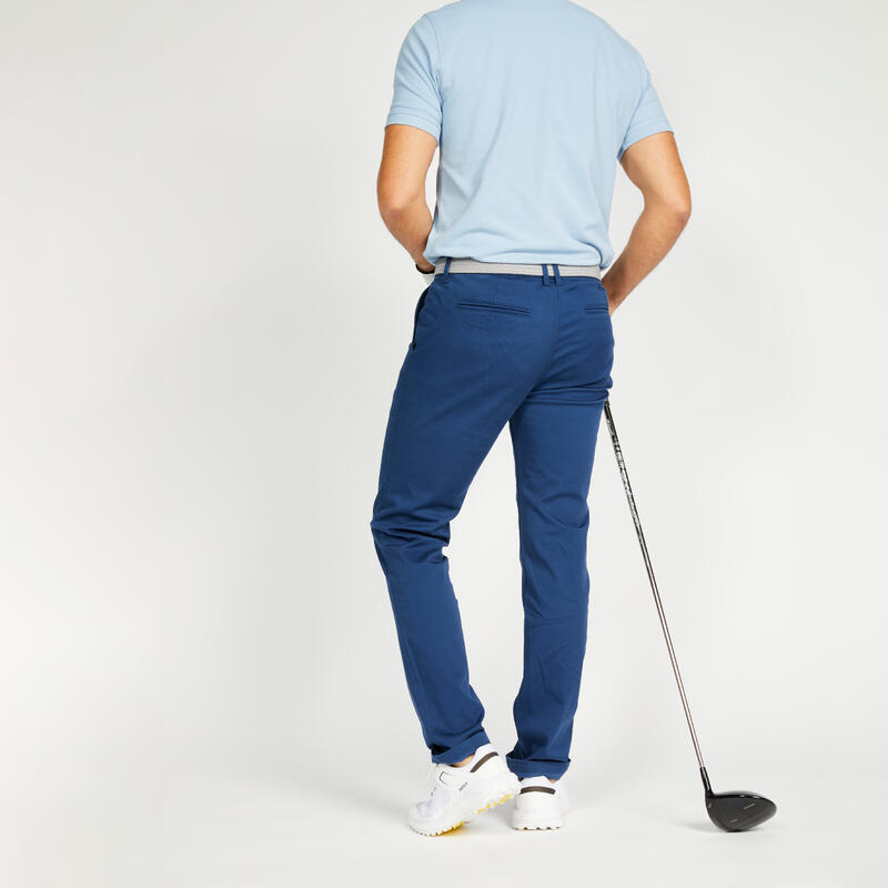 Herren Golf Chinohose - MW500 blau 