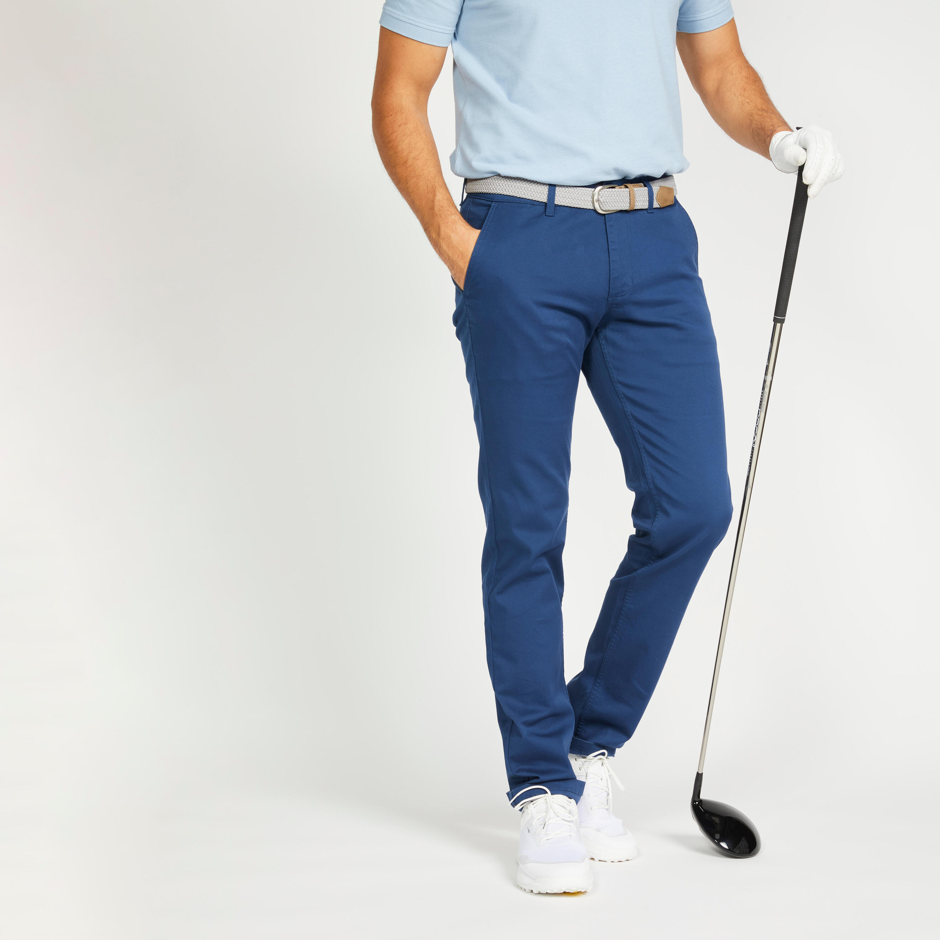 INESIS Men's golf trousers - MW500 blue