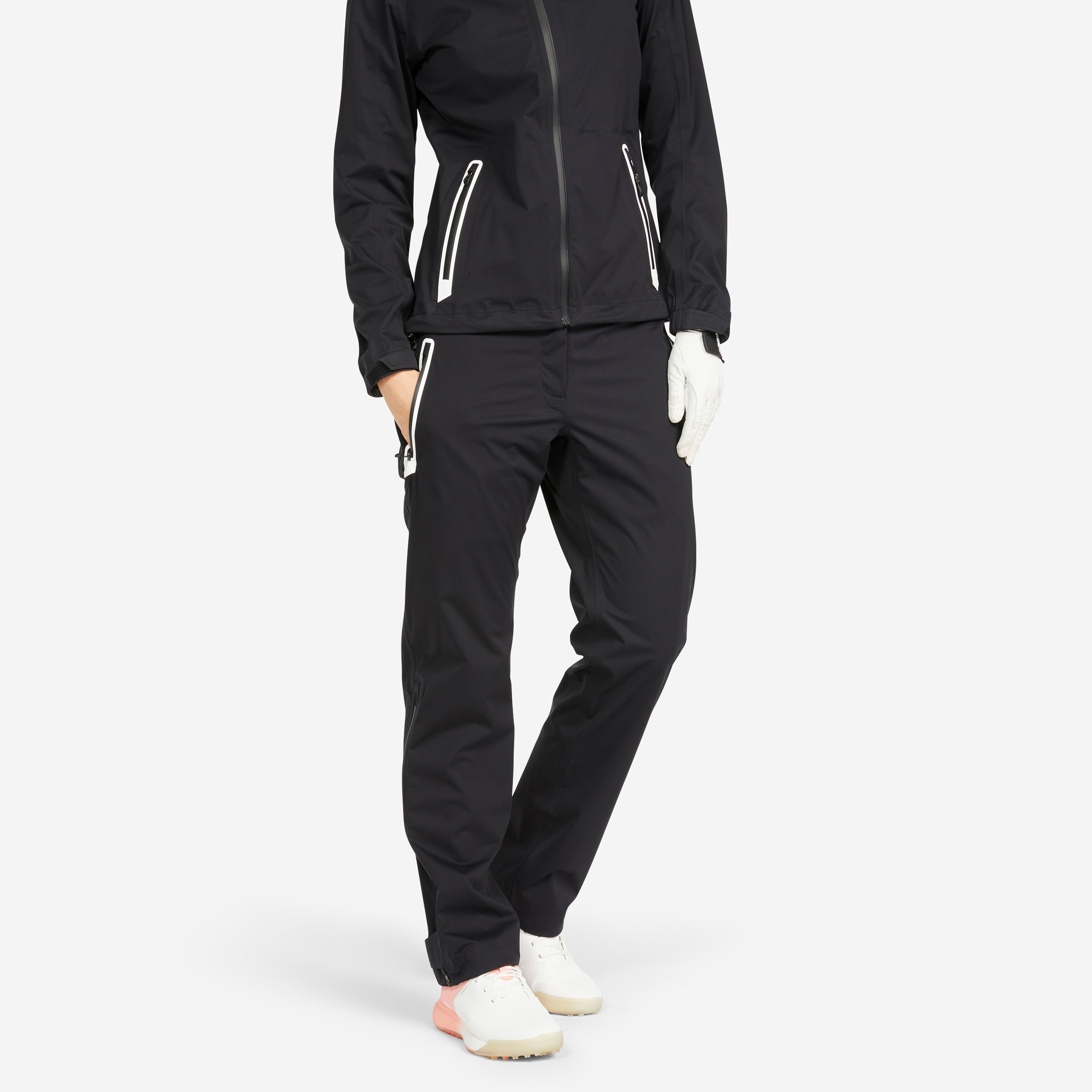 Pantalon golf imperméable Femme - RW500 noir