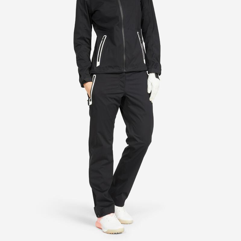 Pantalon golf imperméable Femme - RW500 noir