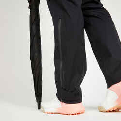 Γυναικείο αδιάβροχο παντελόνι γκολφ - RW500 μαύρο