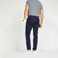 Men's golf trousers - MW500 navy blue