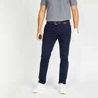 Men's golf trousers - MW500 navy blue