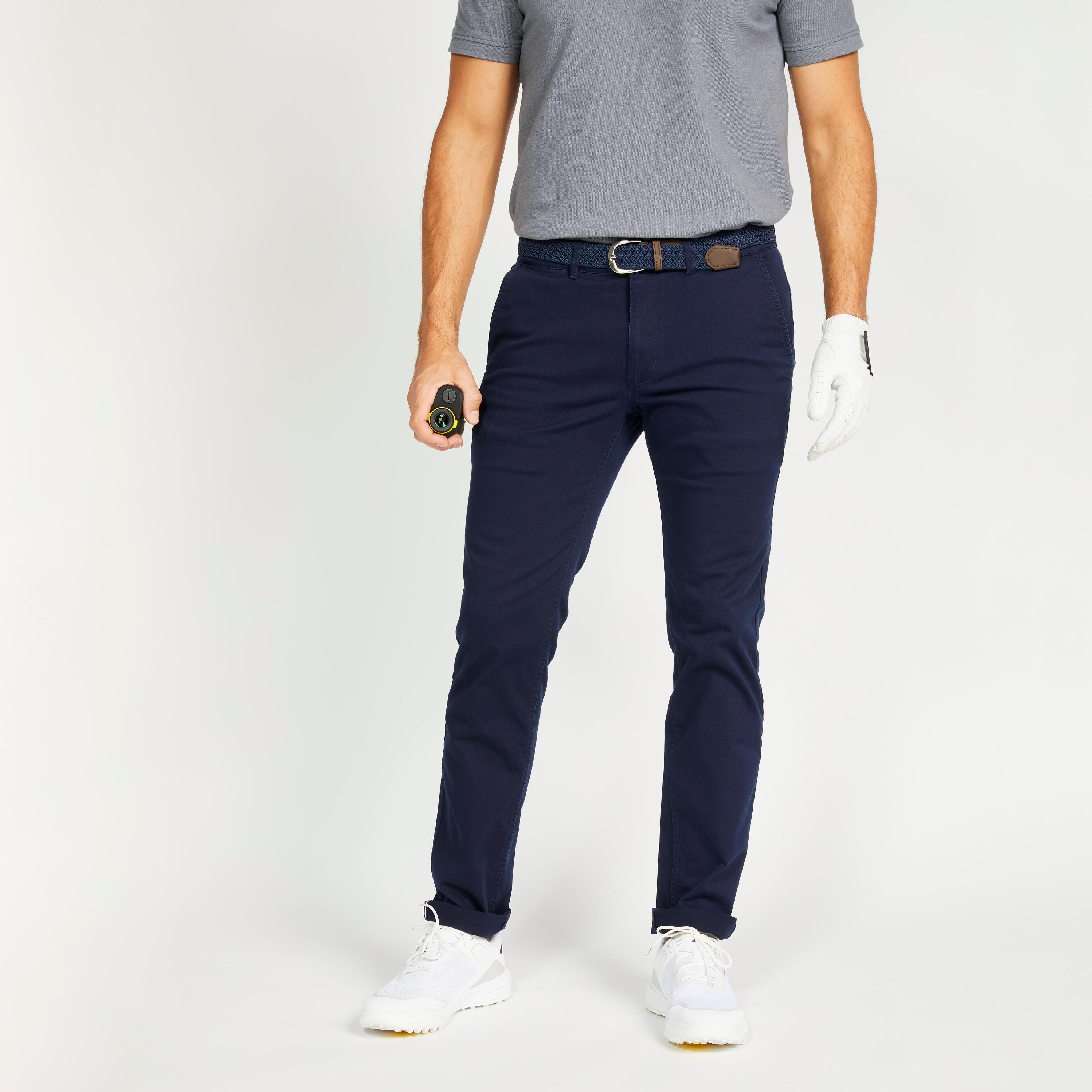 INESIS Men's golf trousers - MW500 navy blue