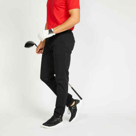 PANTALÓN GOLF HOMBRE - MW500 NEGRO