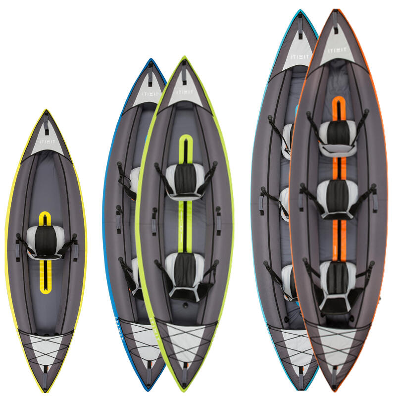 Câmara de assento para canoa-kayak Itiwit 100 1 lugar, 2 lugares e 3 lugares