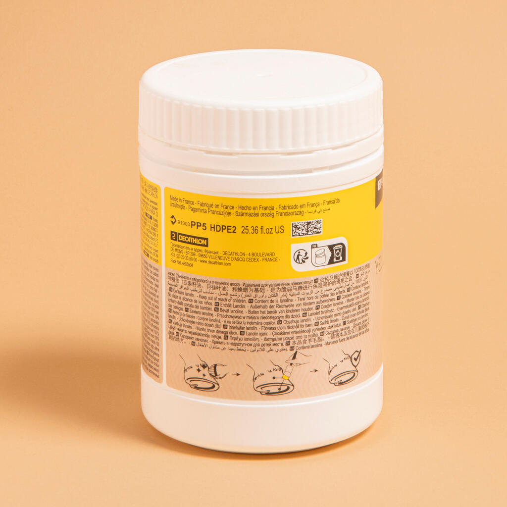 Prirodna mast za hidrataciju kopita konja i ponija 750 ml - plava