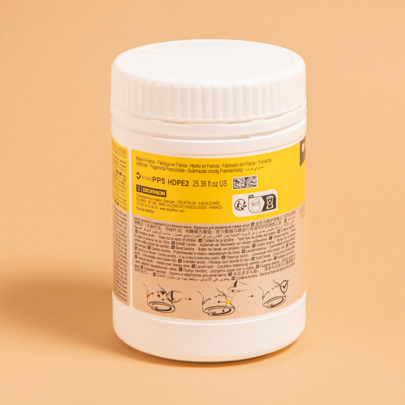 Graisse naturelle sabots Cheval et Poney - Onguent top blond hydratant 750 ml