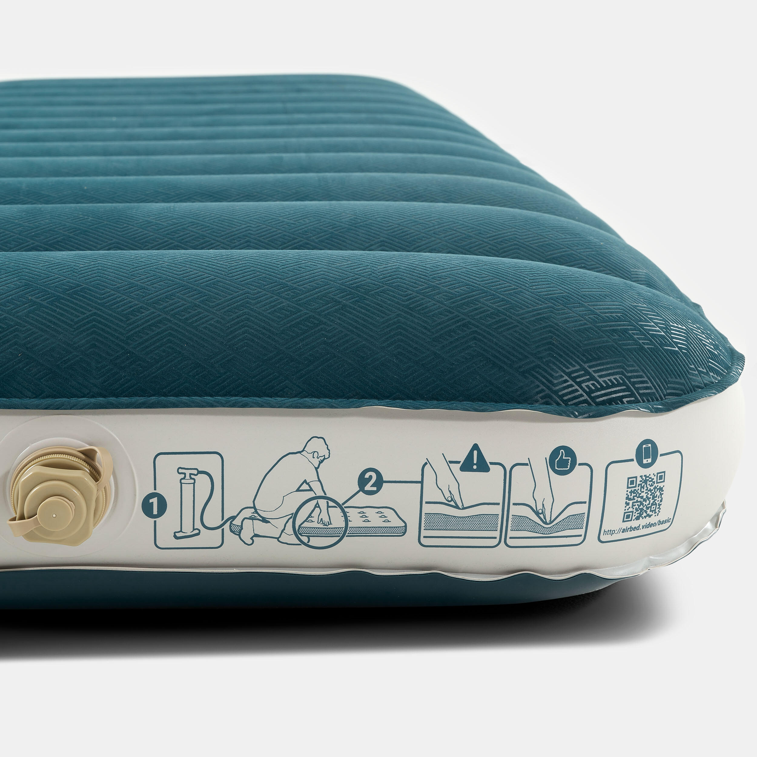 US Camping Inflatable Mattress Air Comfort 70 cm - 1 Person  - QUECHUA