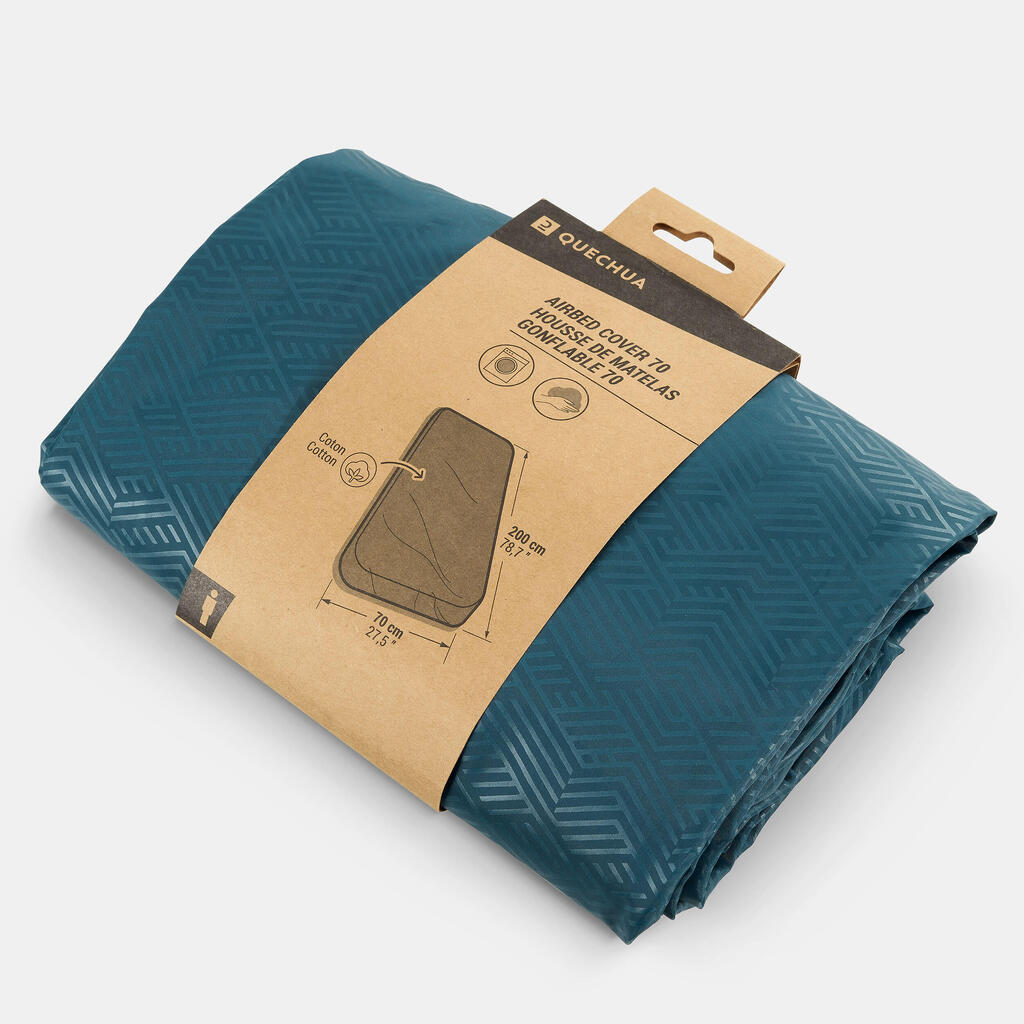 Vienvietīgā piepūšamā matrača pārsegs “airbed cover” 70 cm