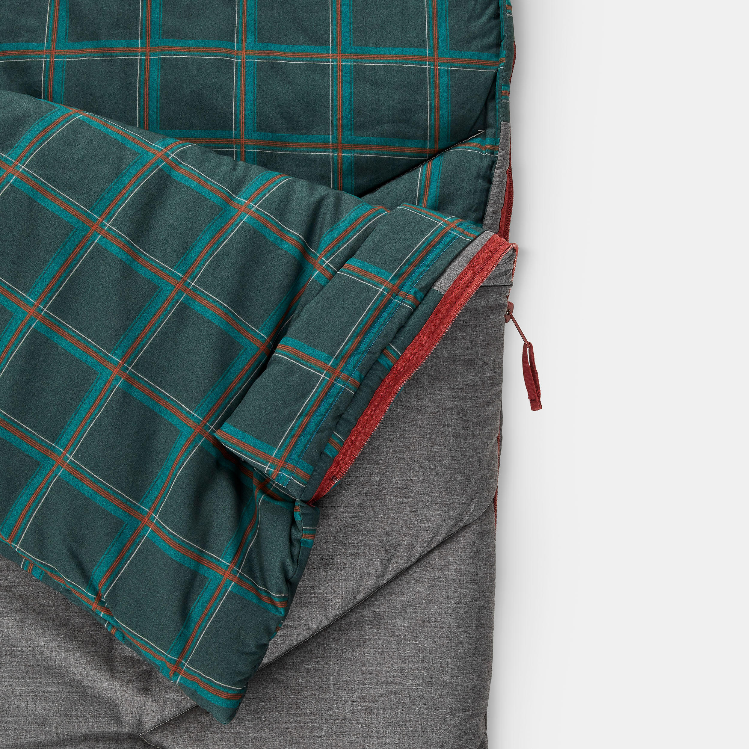 Schlafsack Camping Arpenaz 10 °C Baumwolle Druckmotiv 6/8