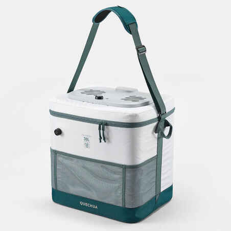 CAMPING FLEXIBLE ELECTRIC COOLER - 30 L - PRESERVES COLD FOR 96 HOURS