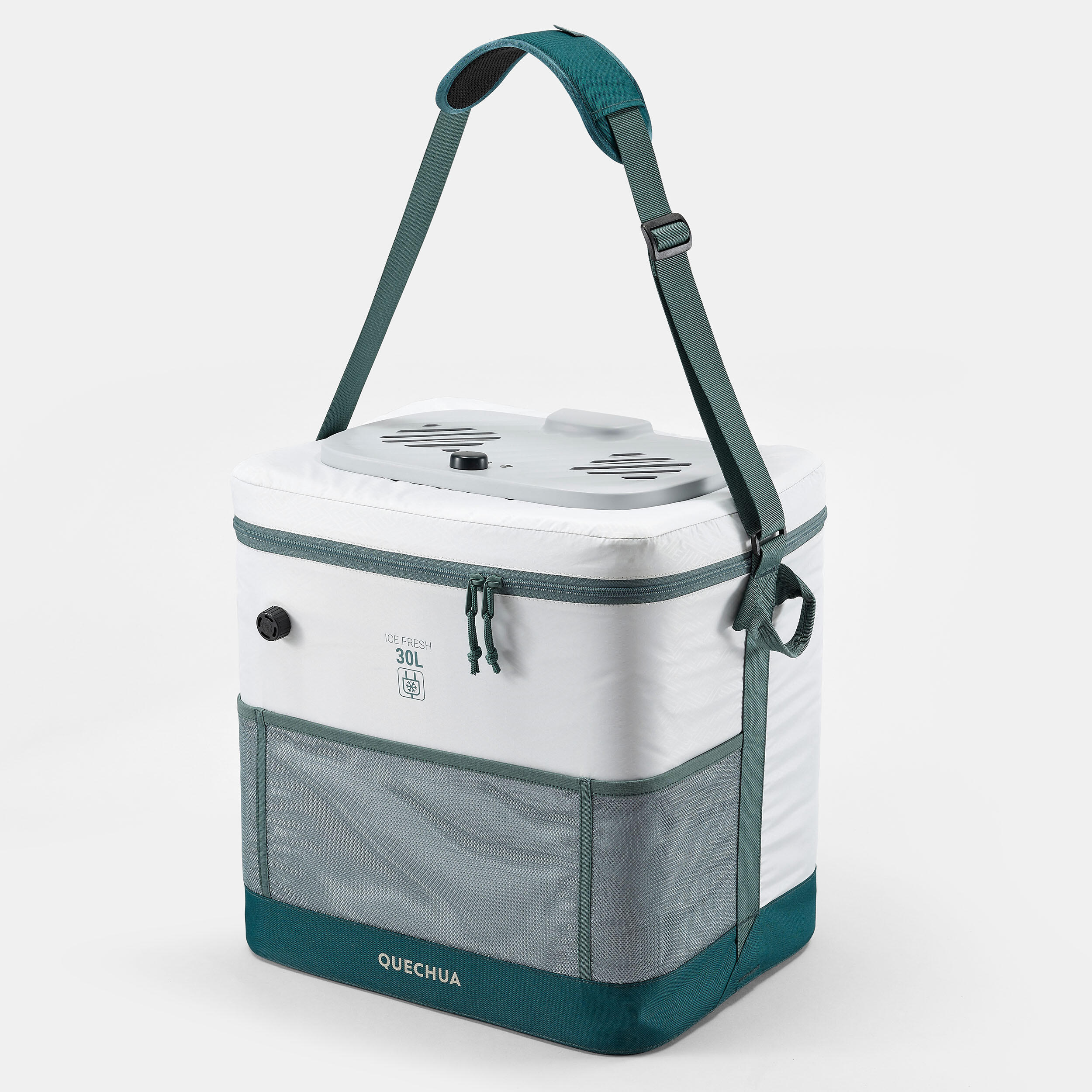 CAMPING FLEXIBLE ELECTRIC COOLER - 30 L - PRESERVES COLD FOR 96 HOURS 12/13