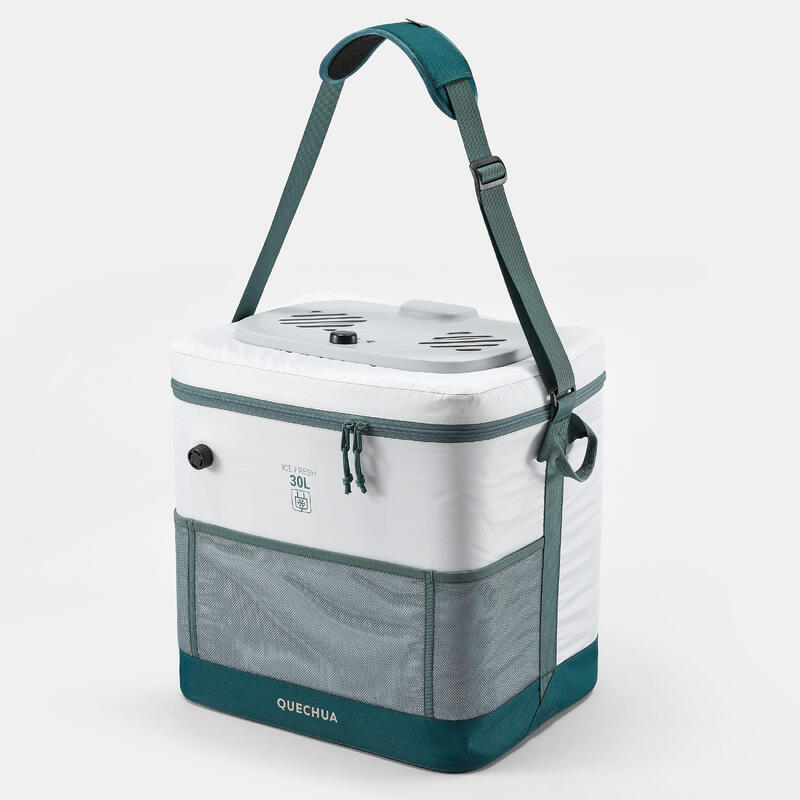 Camping Flexible Electric Cooler - 30 L - Preserves Cold for 96 Hours