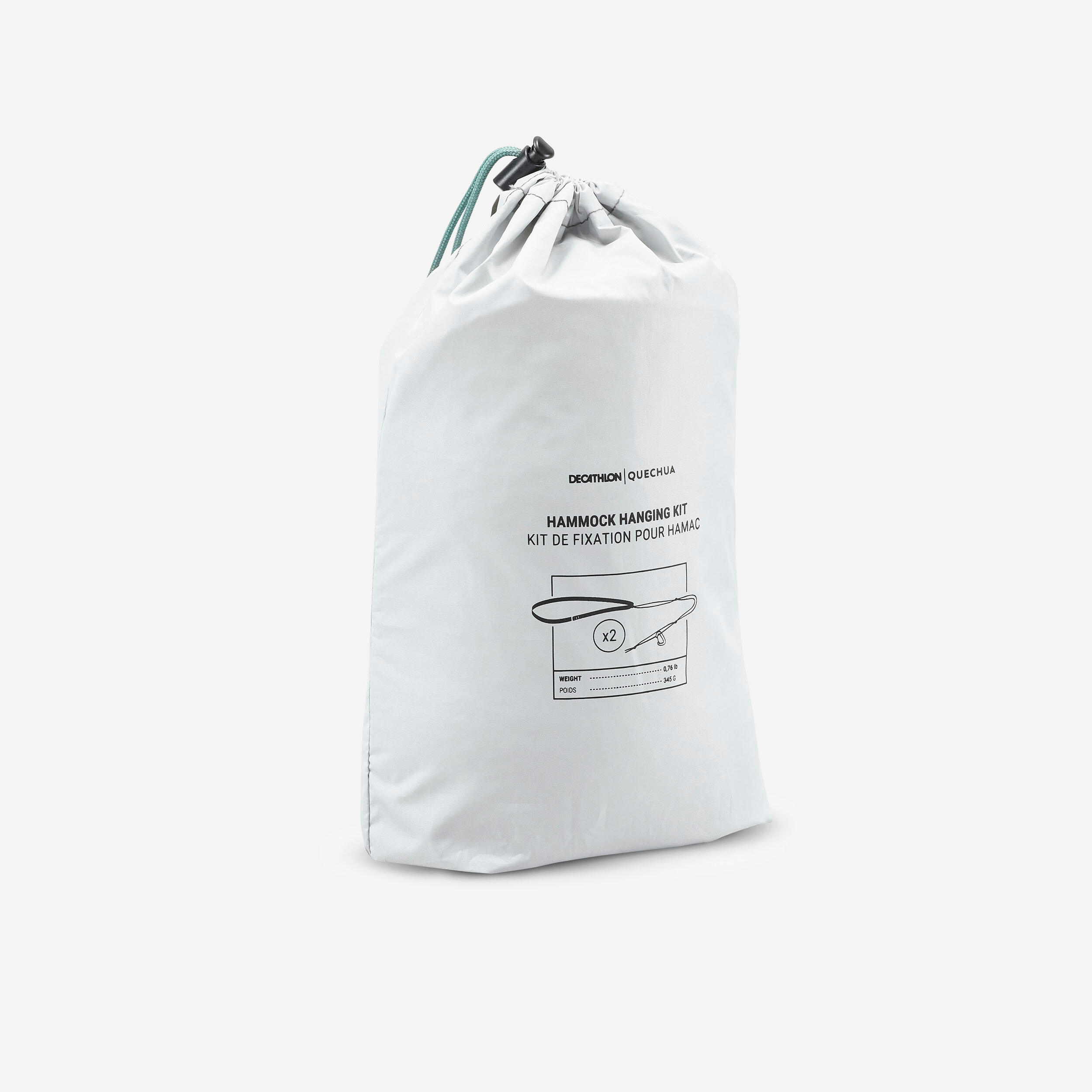 Sangles et mousquetons de fixation pour hamac - QUECHUA
