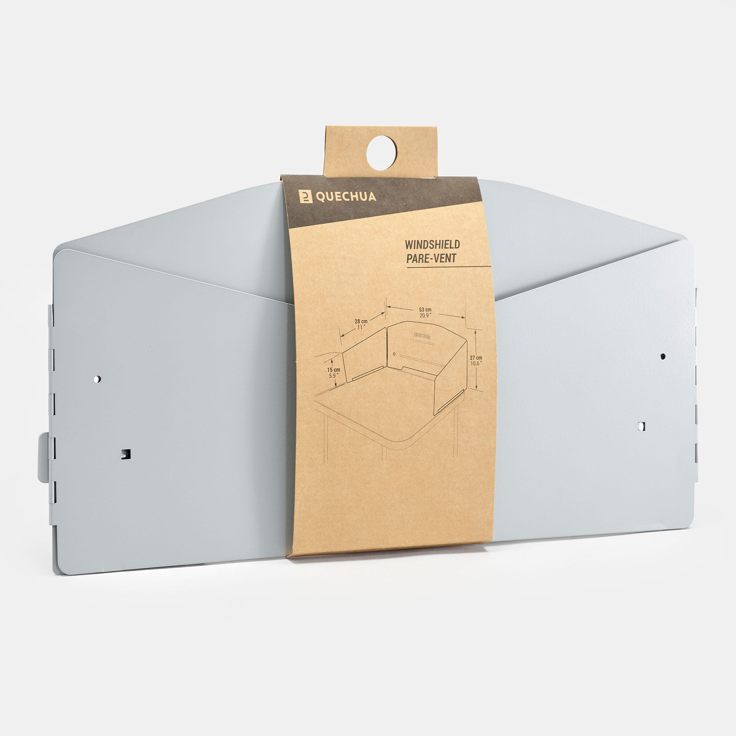 Paravento Per Fornello Da Campeggio H&amp;S - 10 Piastre In Alluminio Pieghevole | Protezione Vento