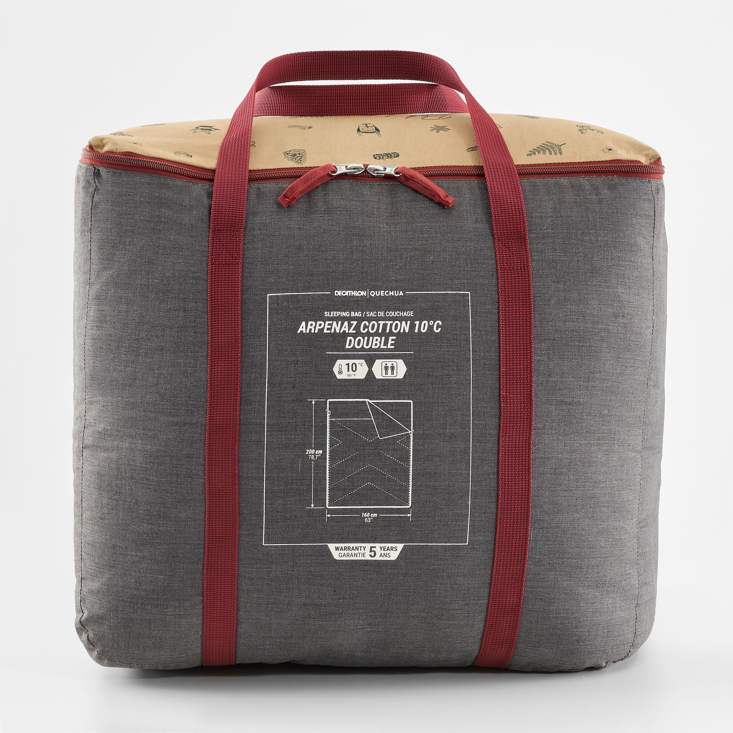 Sac de outlet couchage double decathlon