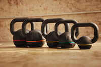 Cast Iron Kettlebell with Rubber Base 12 kg