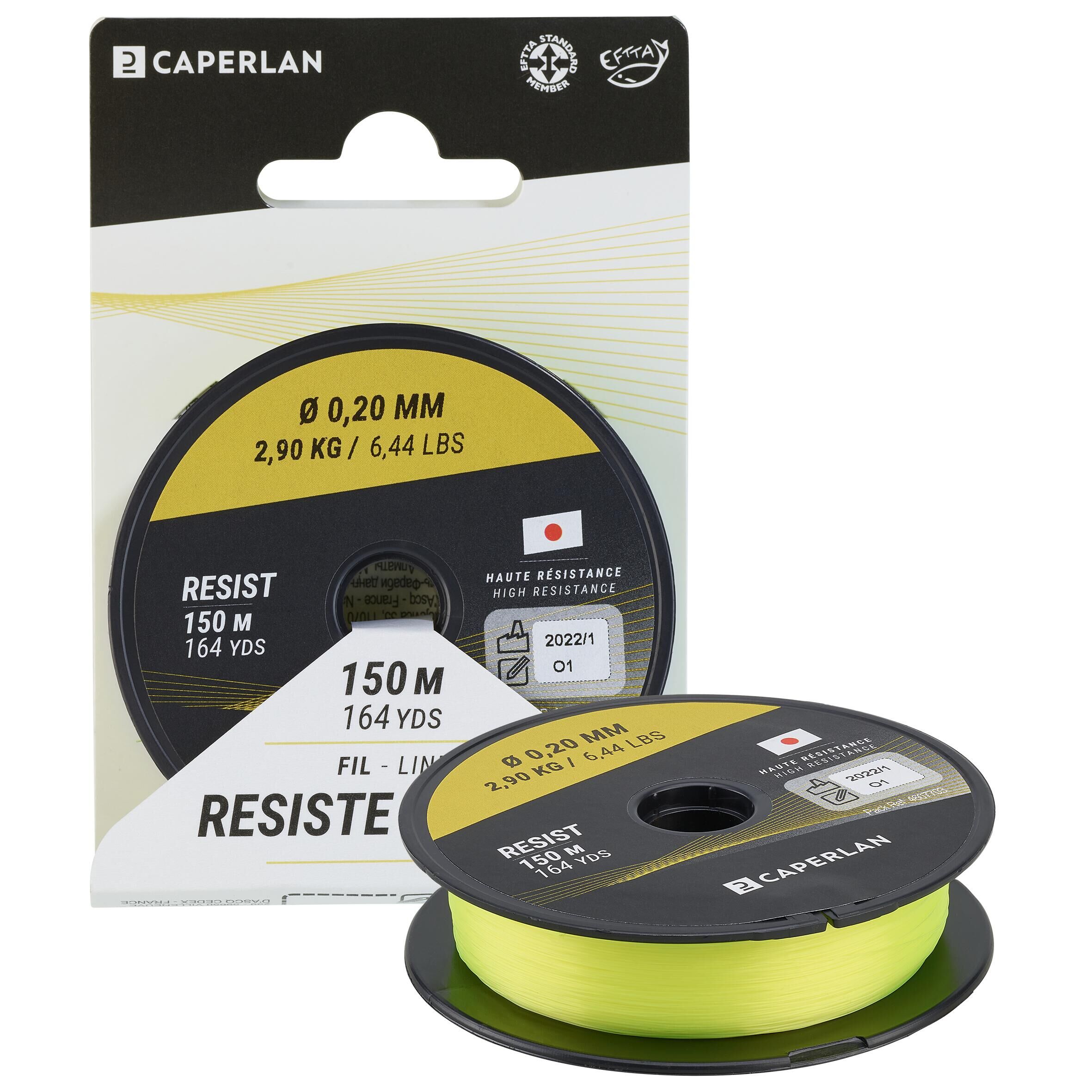 CAPERLAN FISHING LINE RWY RESIST 150 M - NEON 