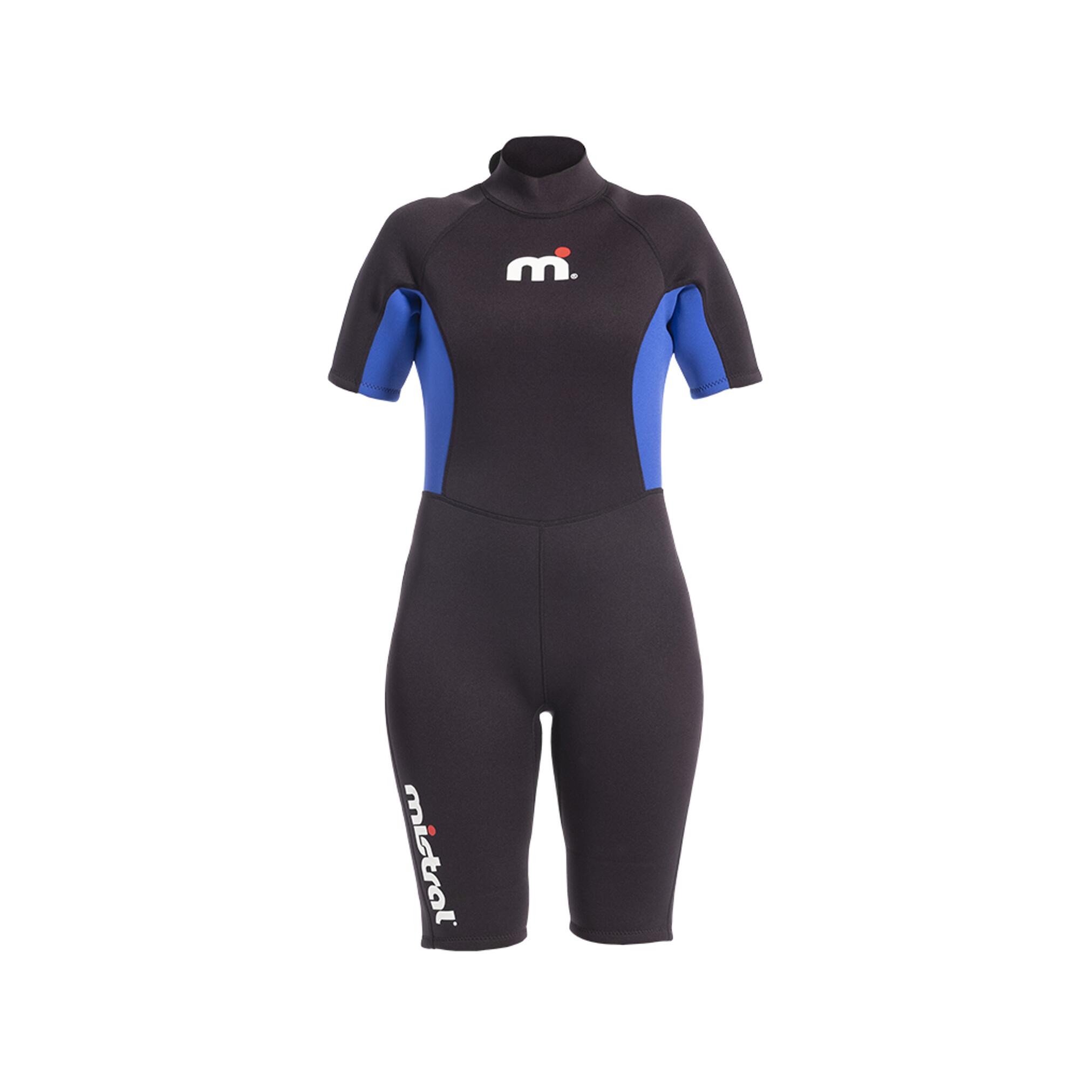 Neopren Shorty Surfen Mistral Lake 2 mm Damen schwarz/blau 2/3