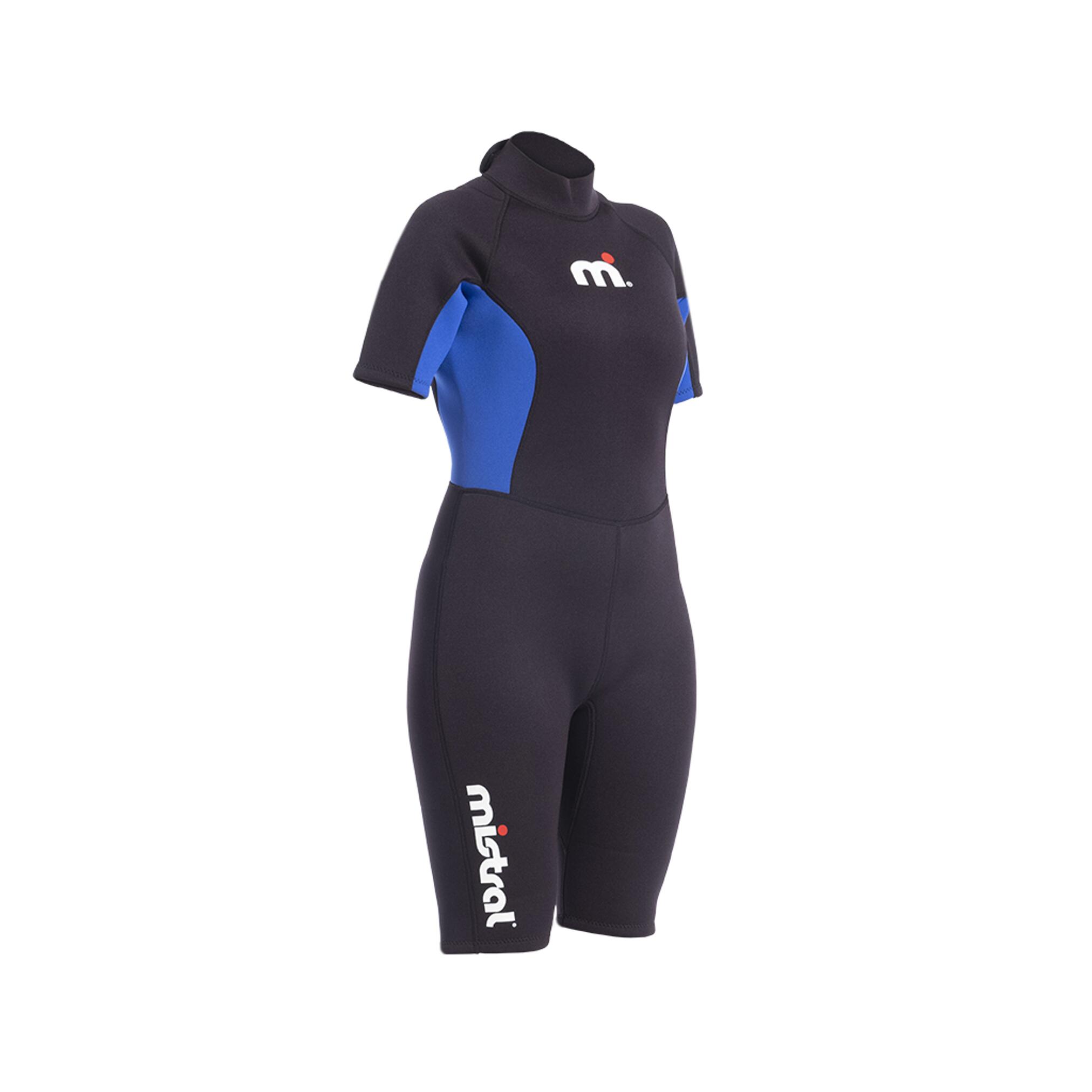 MISTRAL Neopren Shorty Surfen Mistral Lake 2 mm Damen schwarz/blau