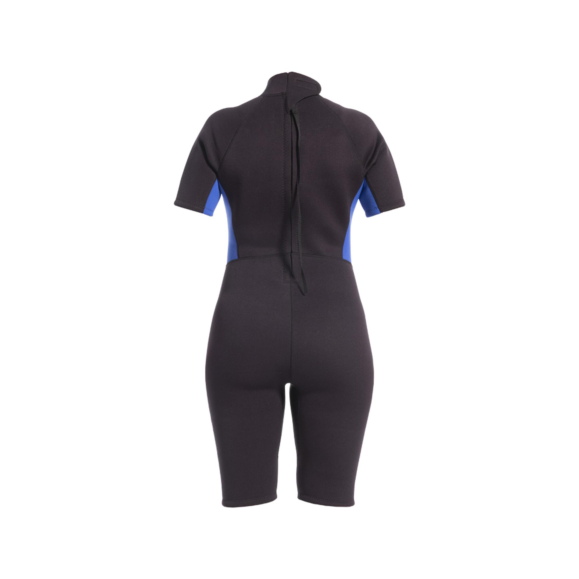 Neopren Shorty Surfen Mistral Lake 2 mm Damen schwarz/blau 3/3