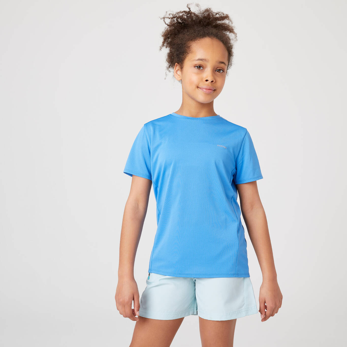 T-Shirt Anak AT 100 - Biru
