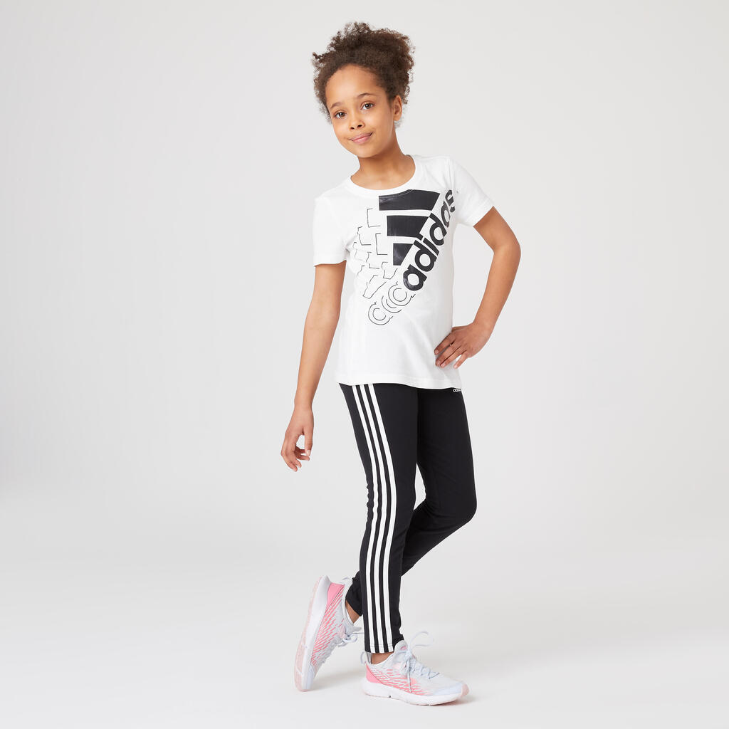 ДЕТСКИ КЛИН ADIDAS С 3 ЛЕНТИ, ЗА МОМИЧЕ, ЧЕРЕН