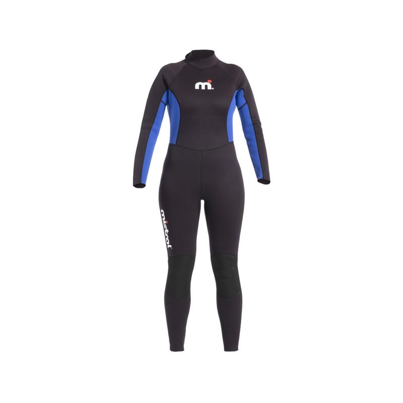 Neoprenanzug Surfen Mistral Ocean 4/3 mm Damen schwarz/blau