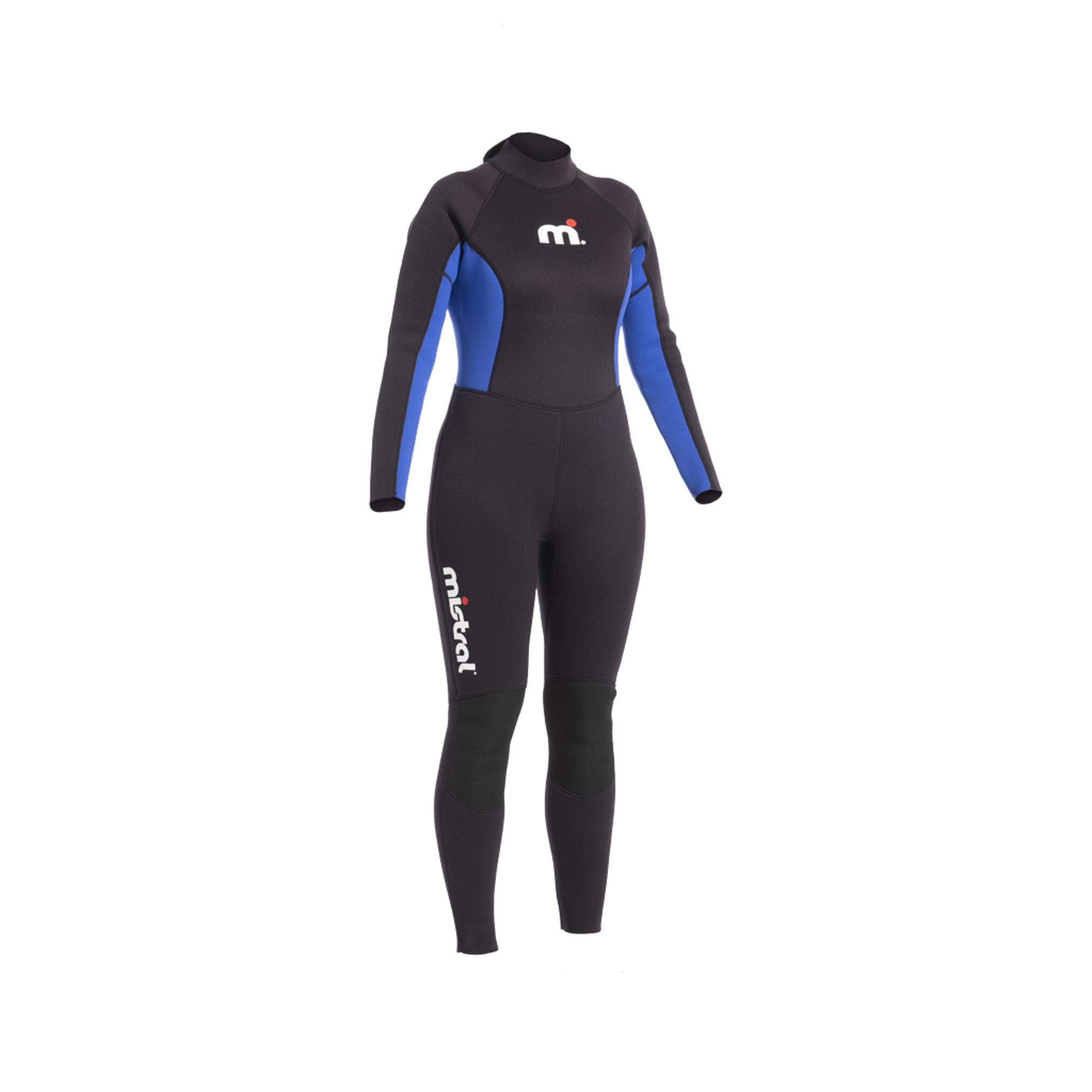 Mistral Neoprenanzug Surfen Mistral Ocean 4/3 mm Damen schwarz/blau S