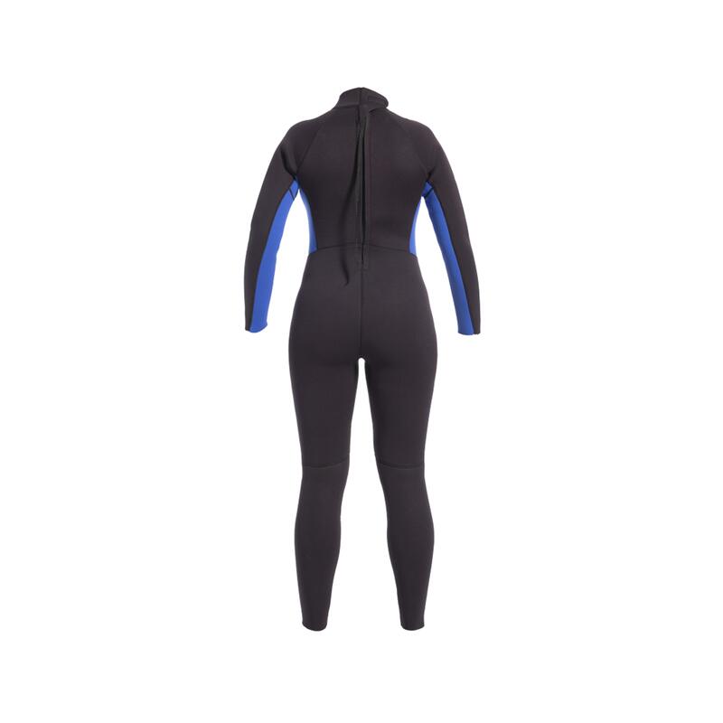 Neoprenanzug Surfen Mistral Ocean 4/3 mm Damen schwarz/blau