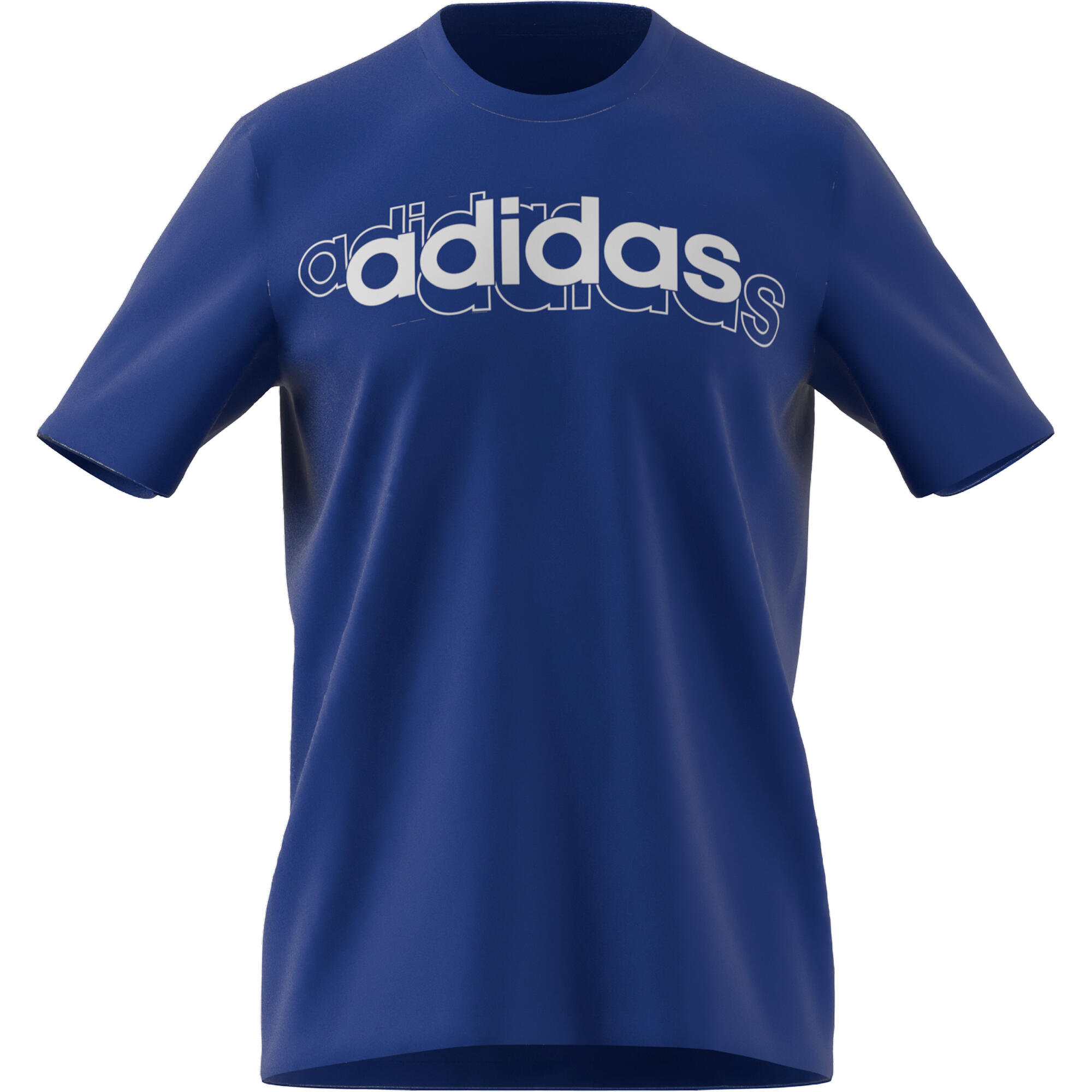 Tricou fitness Adidas albastru bărbați ADIDAS