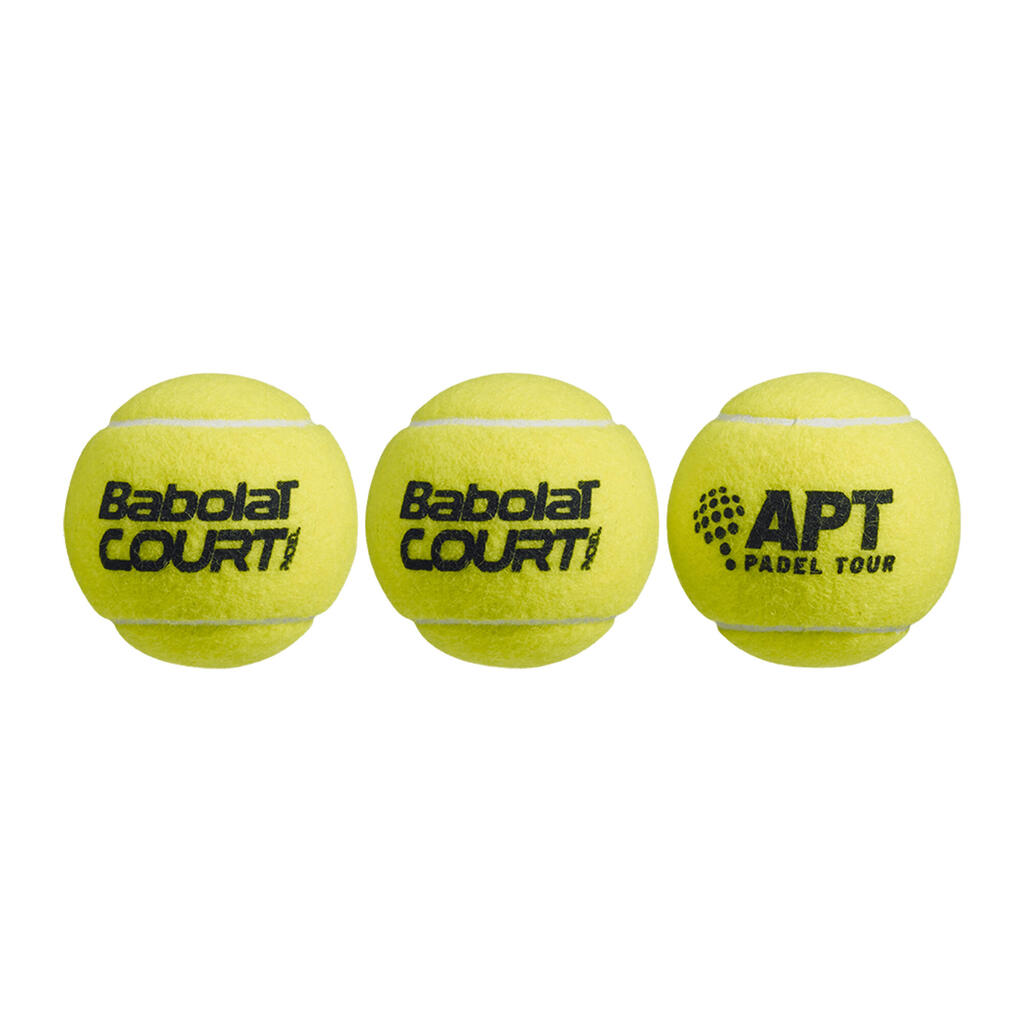 Padel Balls Court Padel Tri-Pack