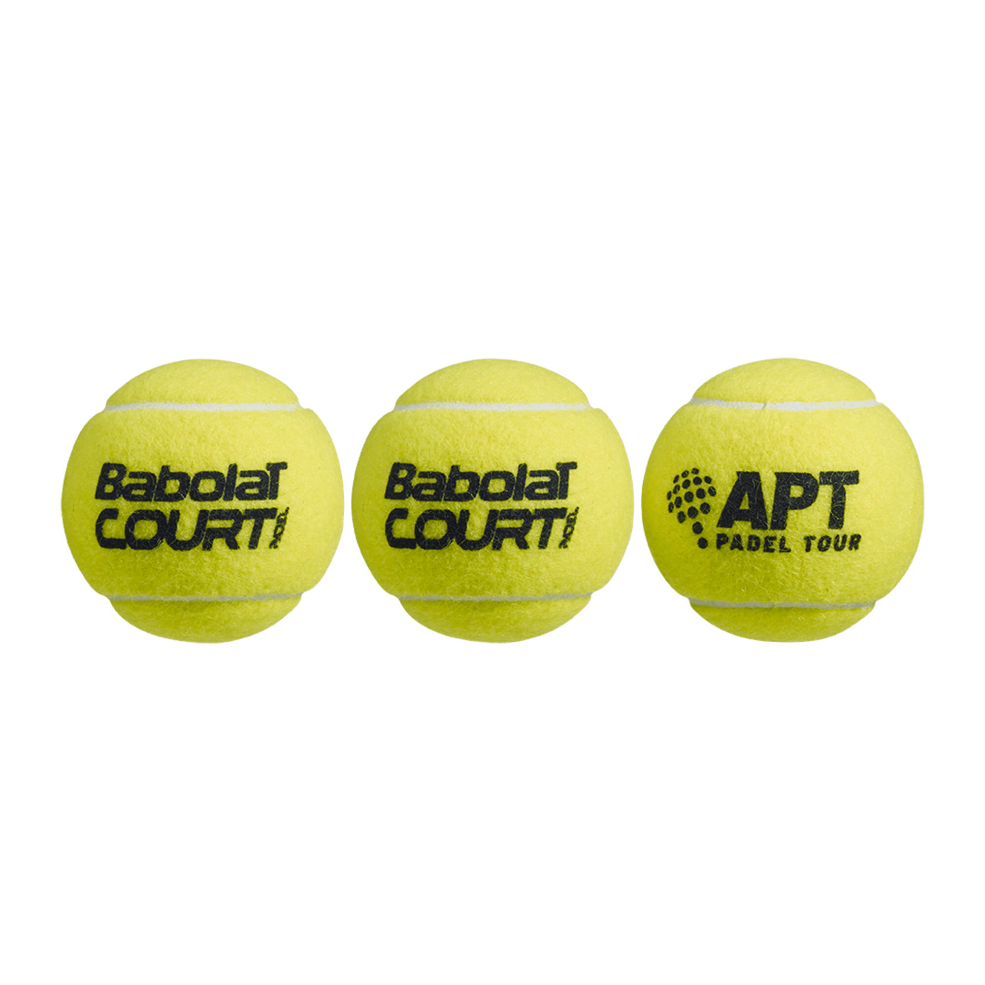 Bote 3 pelotas de p del con presi n Babolat Court Decathlon