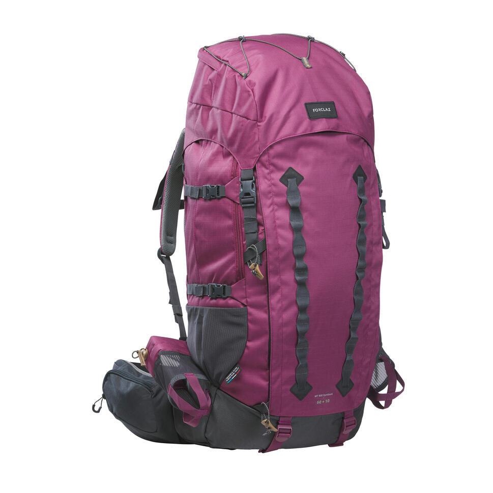 Women's Trekking Backpack 60+10 L MT900 SYMBIUM FORCLAZ Decathlon