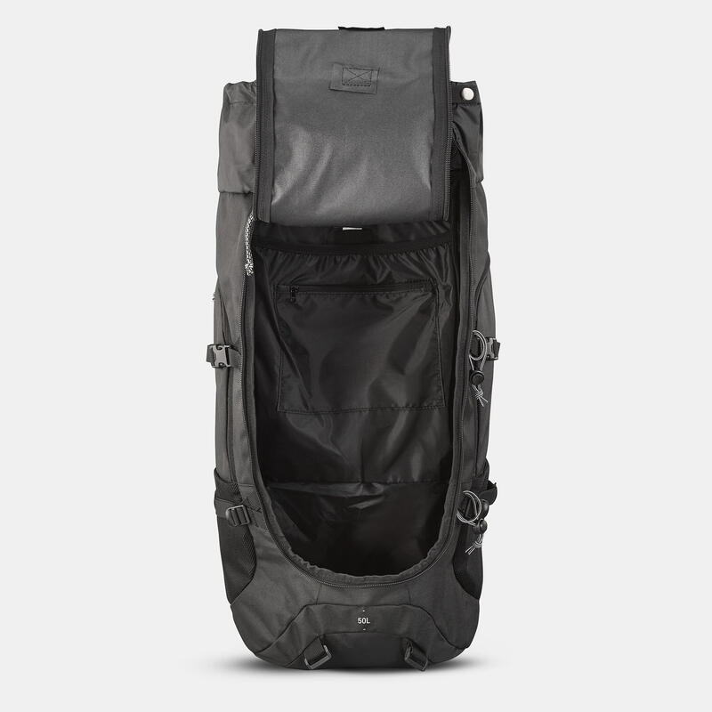 Outdoor Trekking Sırt Çantası - 50 L - Siyah - MT100