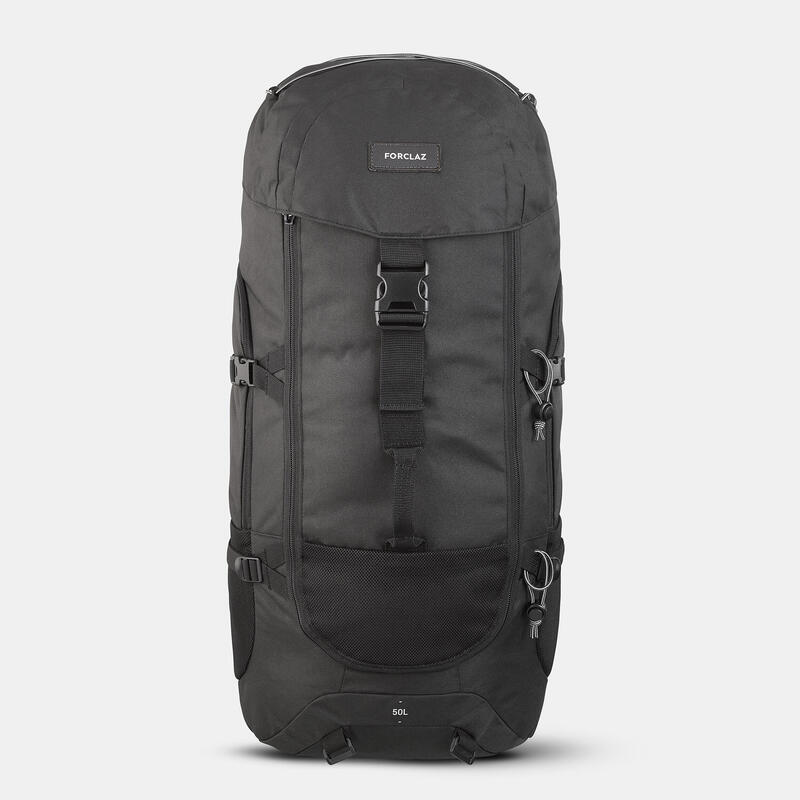 FORCLAZ Outdoor Sırt Çantası - 50 L - Siyah - Travel 100 FORCLAZ Outdoor Sırt Çantası - 50 L - Siyah - Travel 100