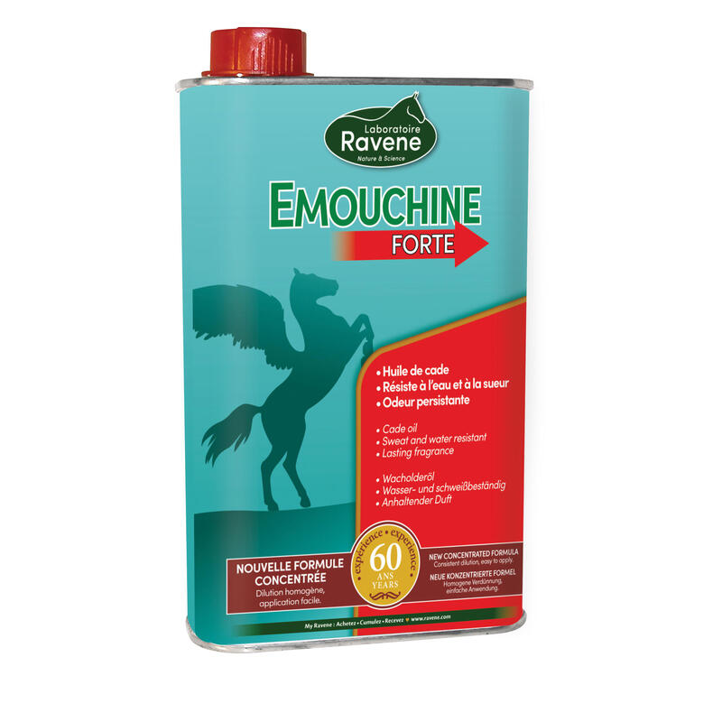 Répulsif anti-insecte équitation Cheval et Poney - Emouchine forte 250 ml