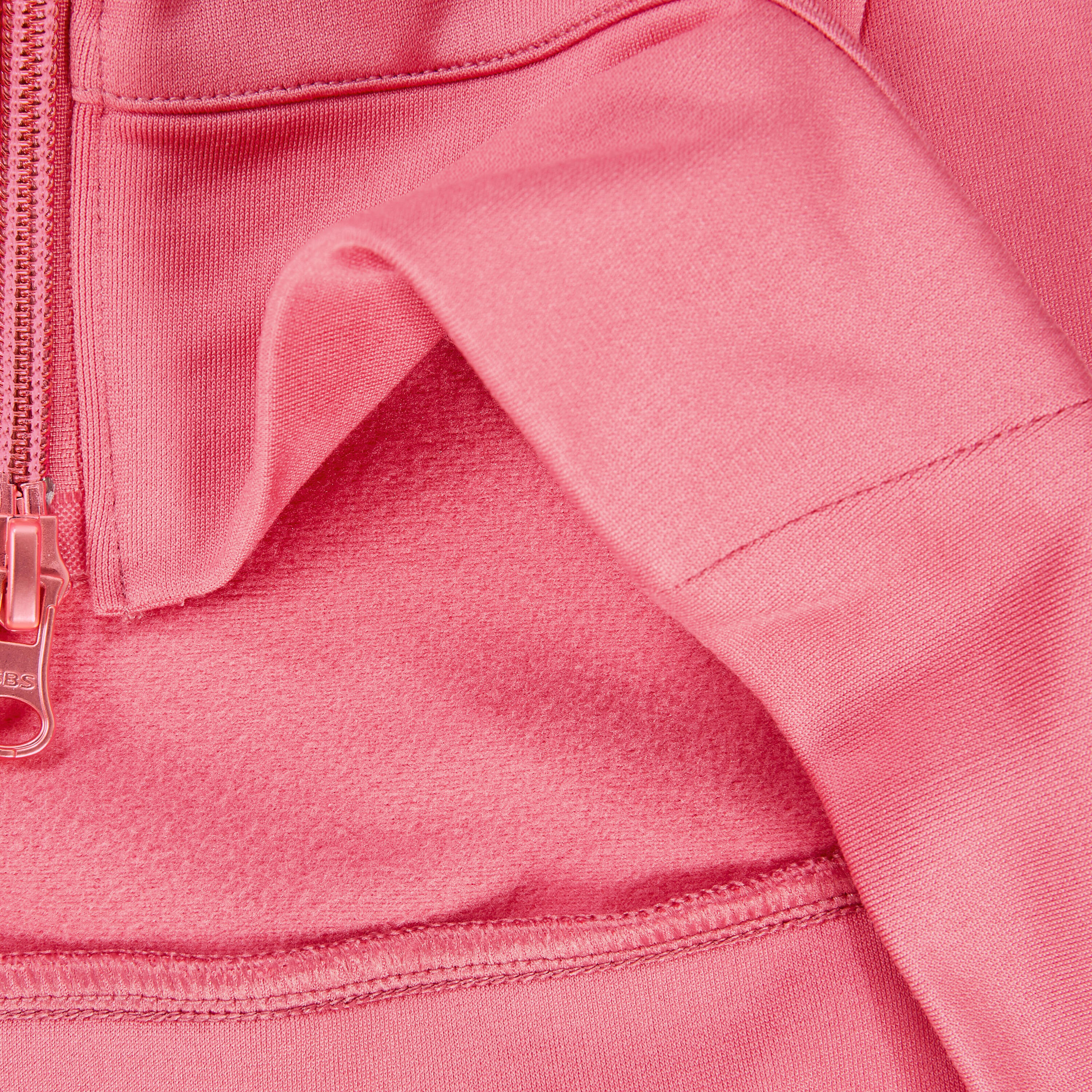 Girls' Warm Breathable Gym Jacket S500 - Pink/Burgundy 6/6