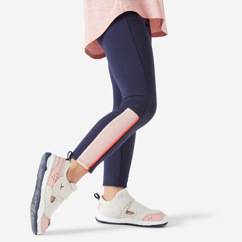 Legging bebe ajustable respirant 500 Bleu Marine pour les clubs et collectivites Decathlon Pro