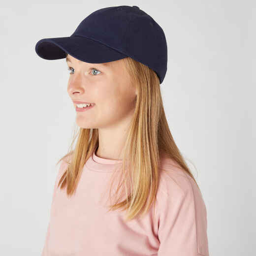 
      Dievčenská čiapka 100 námornícka modrá 
  