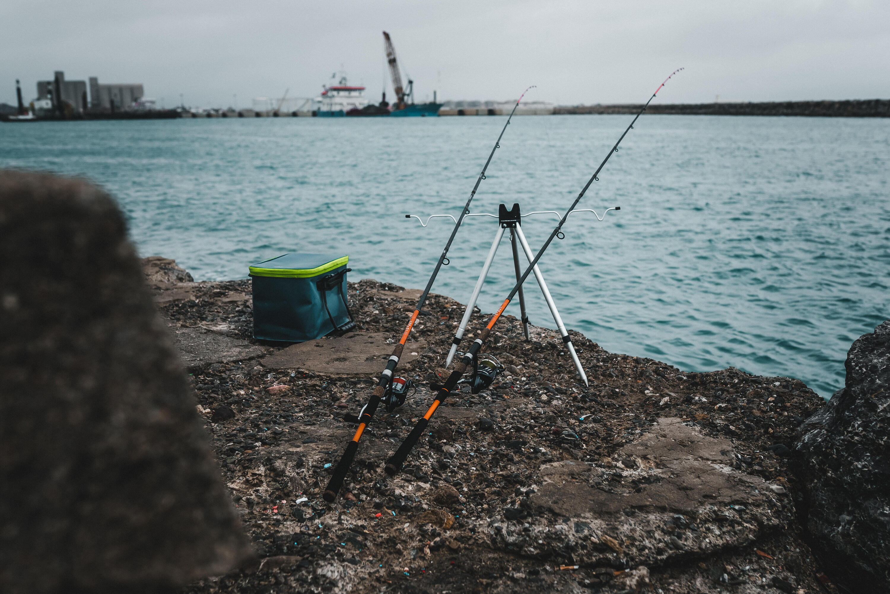 CANNE PÊCHE EN MER AU POSÉ DU BORD SEACOAST-5 390 telesco 6/7