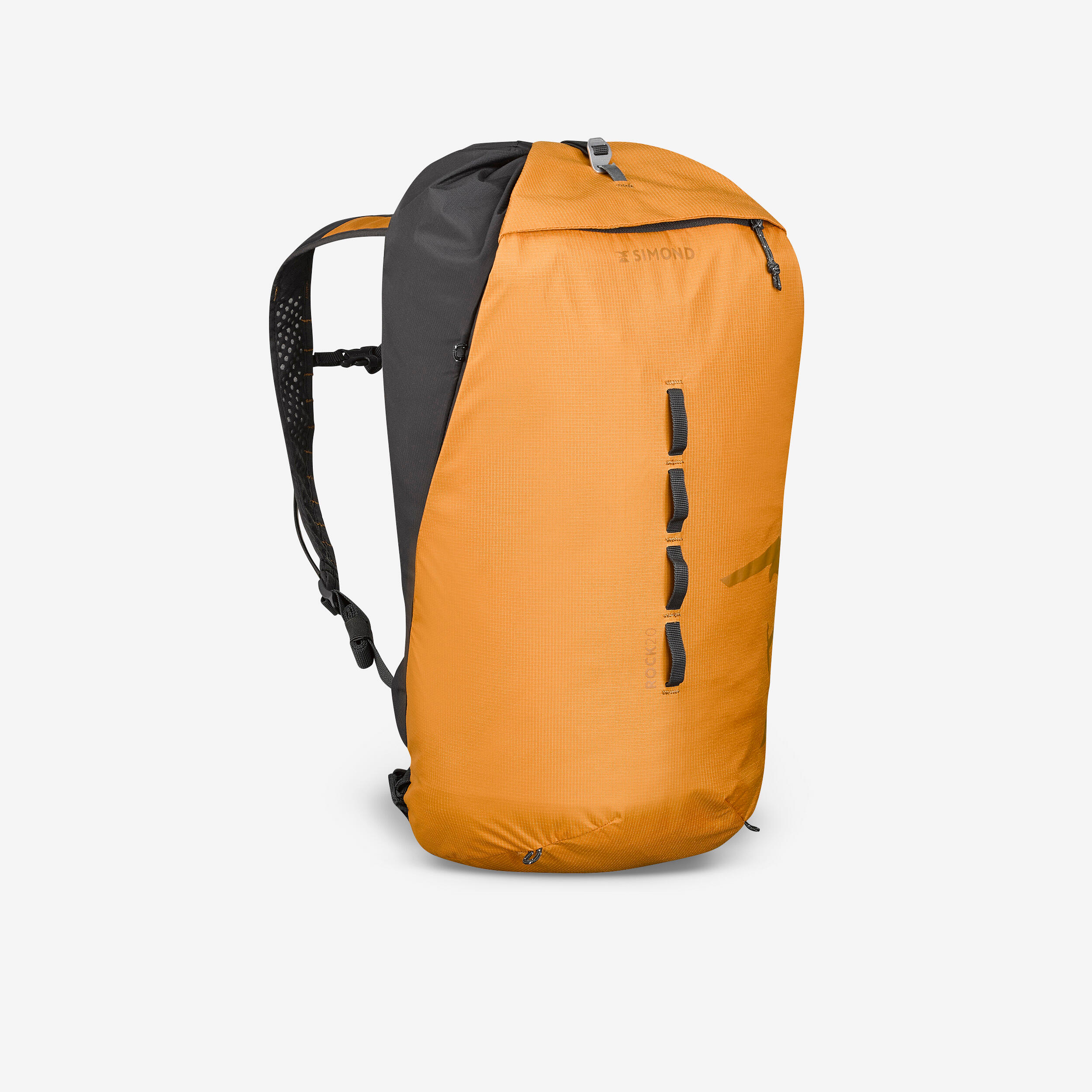 Climbing Backpack 20 Litres ROCK 20 Ocre Decathlon