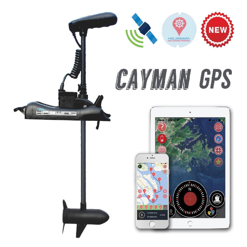 Silnik elektryczny HASWING Cayman 55lbs 12V GPS Helmsman