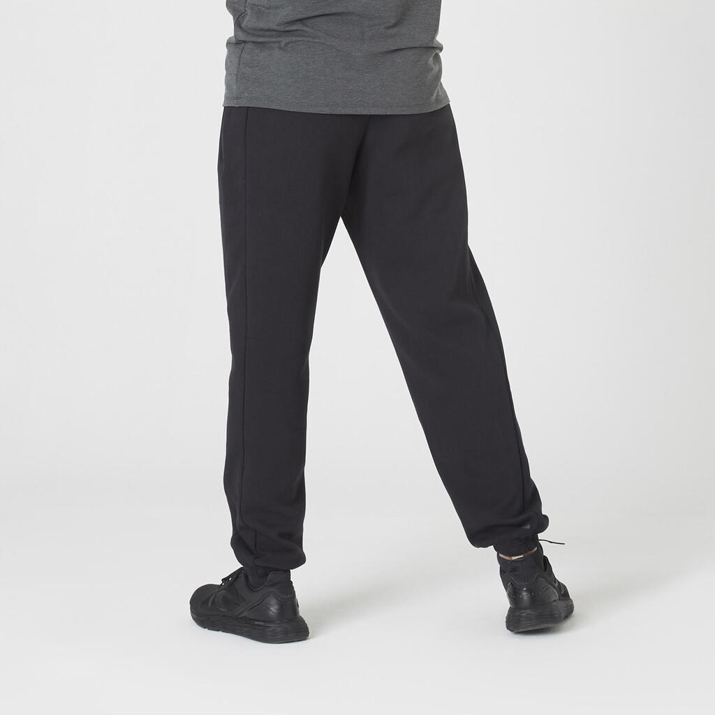 Men's Sports and Parkour Loose Jogging Bottoms - Black