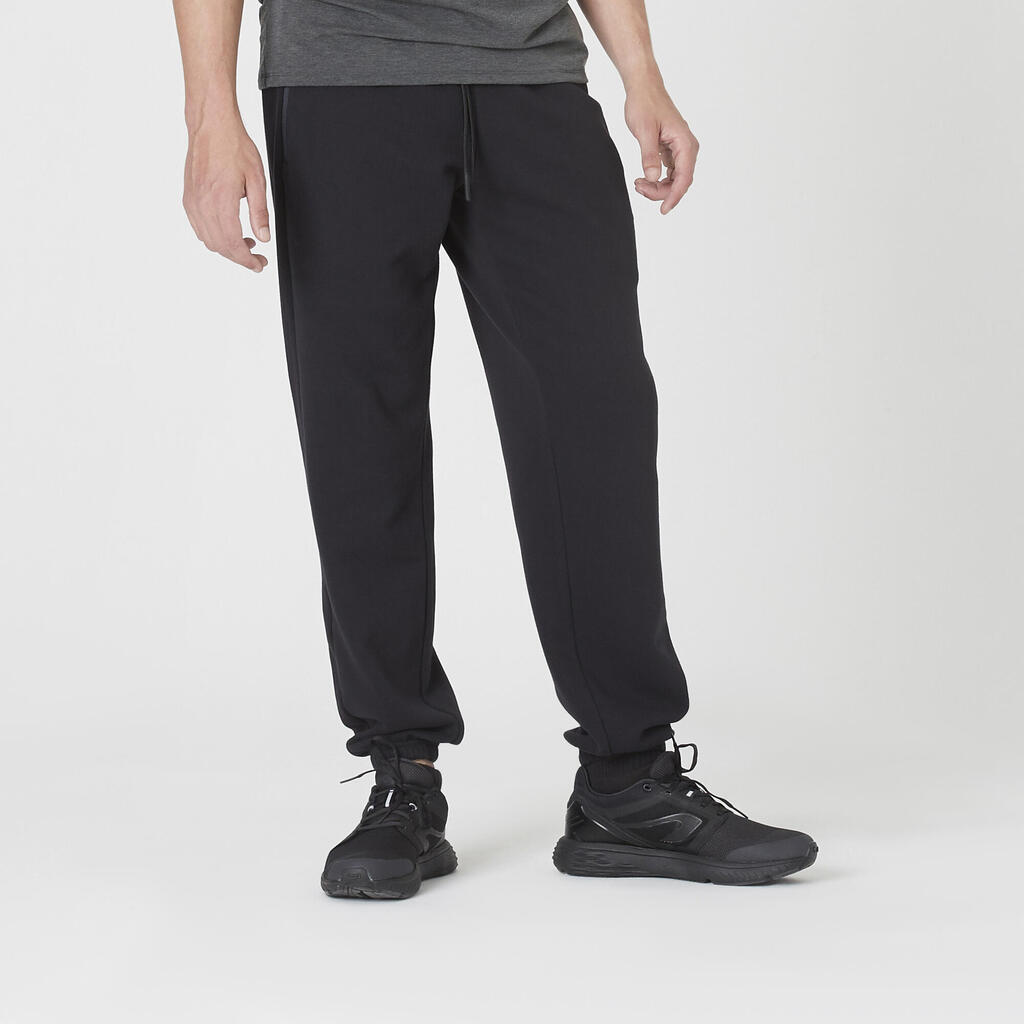 Men's Sports and Parkour Loose Jogging Bottoms - Black