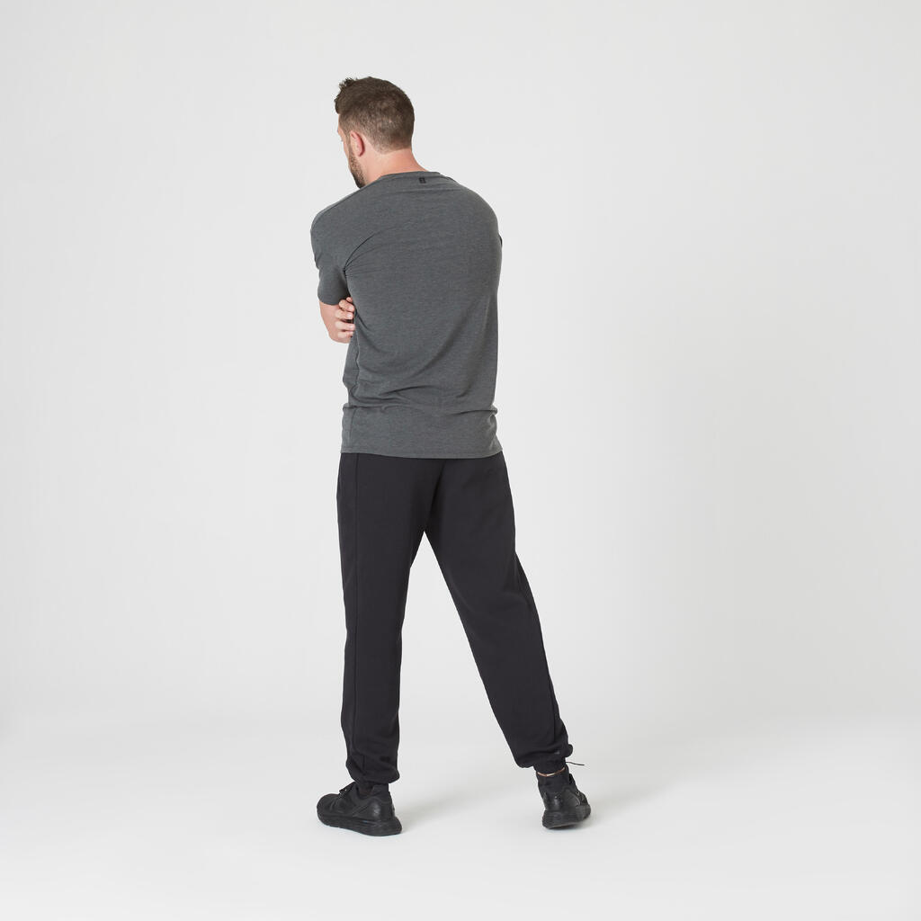 T-Shirt Herren Parkour robust - 500 grau