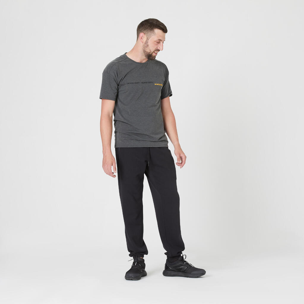 T-Shirt Herren Parkour robust - 500 grau