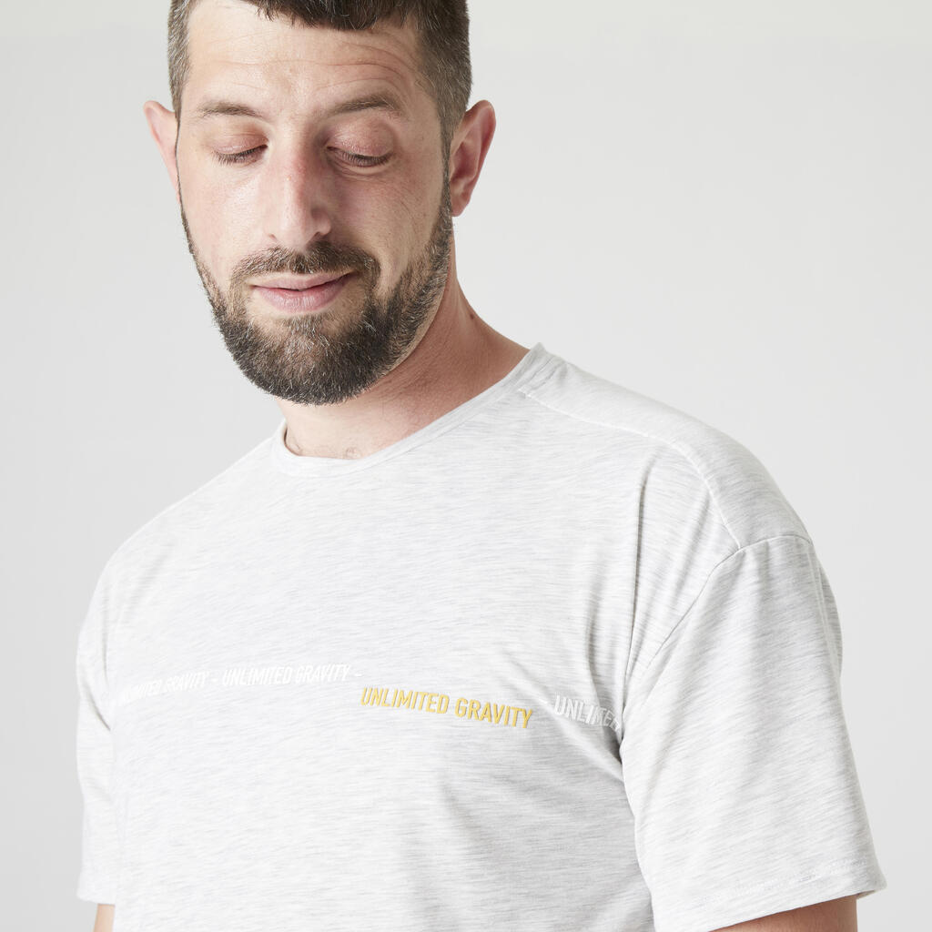 T-Shirt Herren Parkour robust - 500 grau